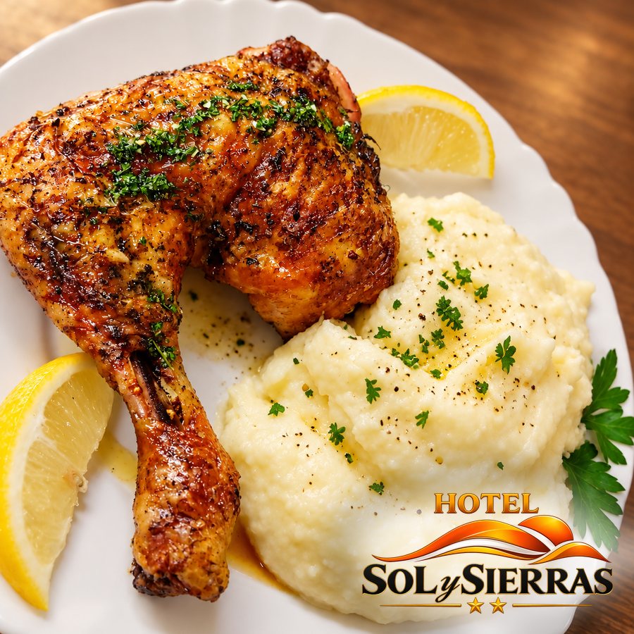 Plato de la cocina del hotel